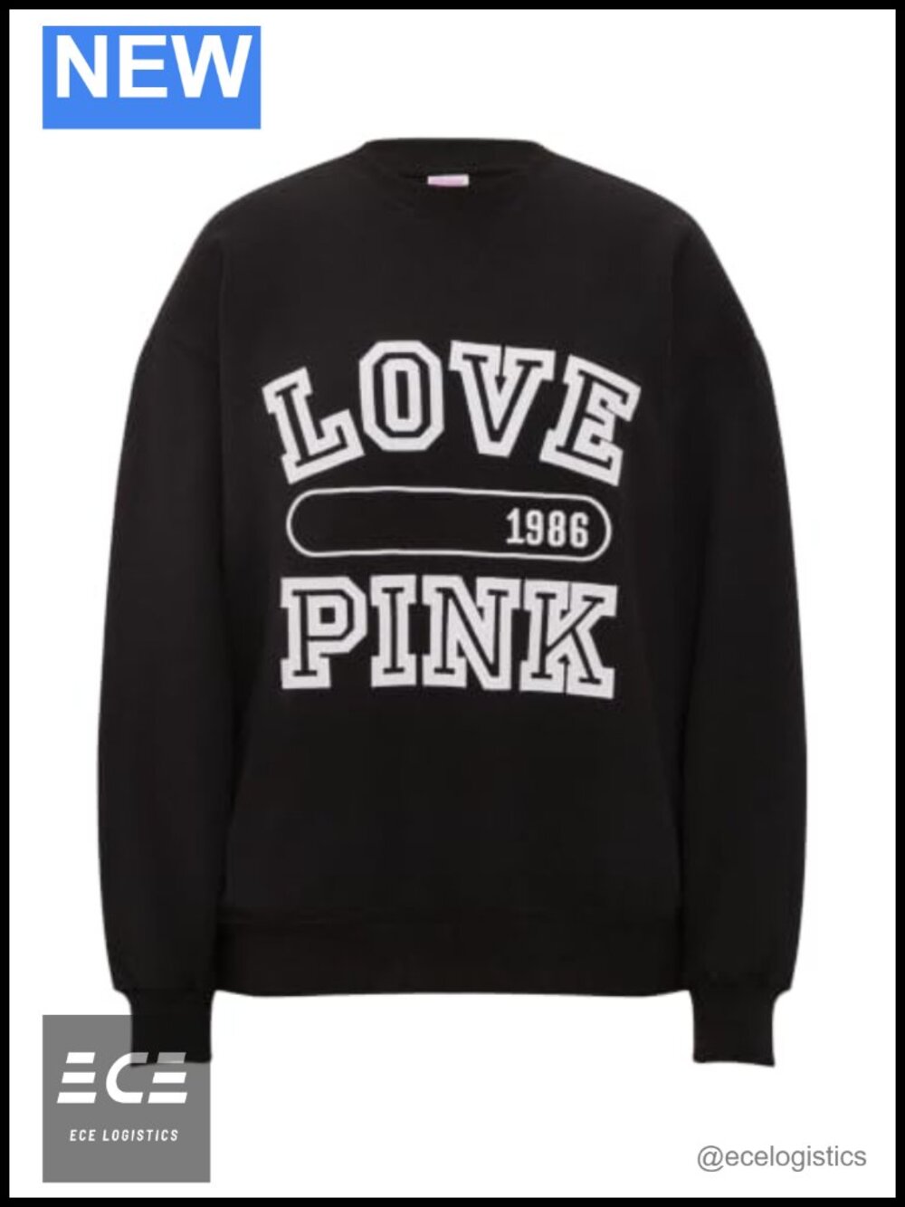 Oversized Crewneck Fleece Sweatshirt Drop Shoulder Pullover